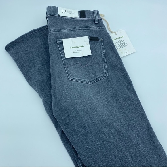 7 For All mankind the Classic Bootcut  gray/dark blue jeans - Picture 2 of 16